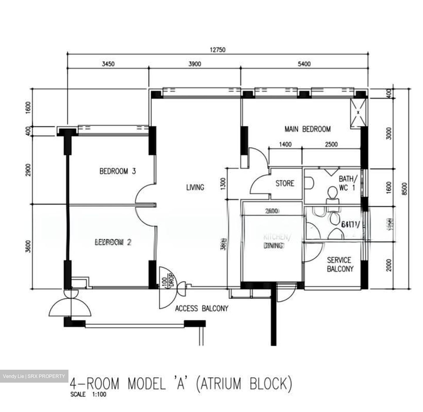 Blk 711 Tampines Starlight (Tampines), HDB 4 Rooms #562035241